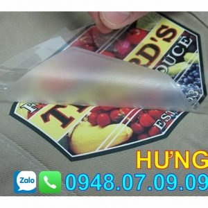 nhãn in ép nhiệt