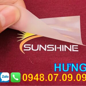 Tem chuyển nhiệt quần áo