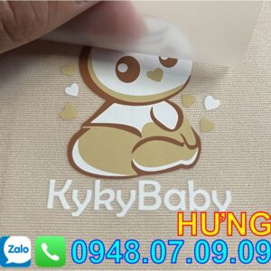 decal ép nhiệt quần áo chất lượng