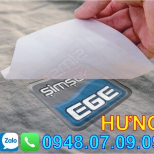 decal chuyển nhiệt quần áo